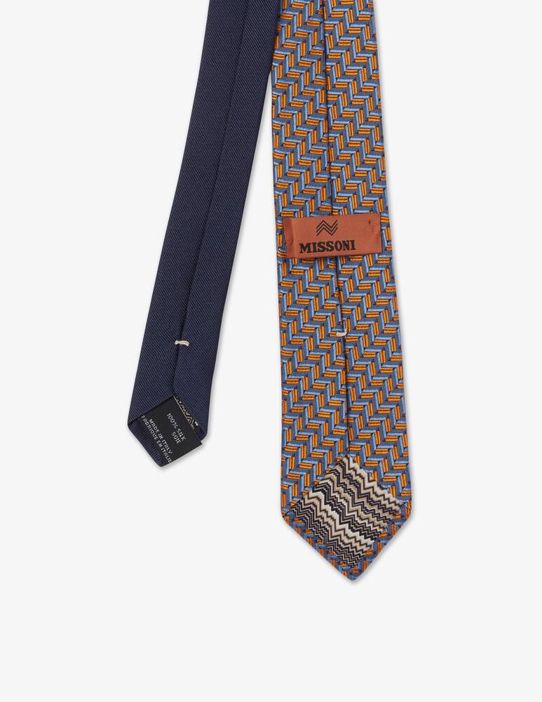rinascente Missoni Cravatta zig zag micro disegno