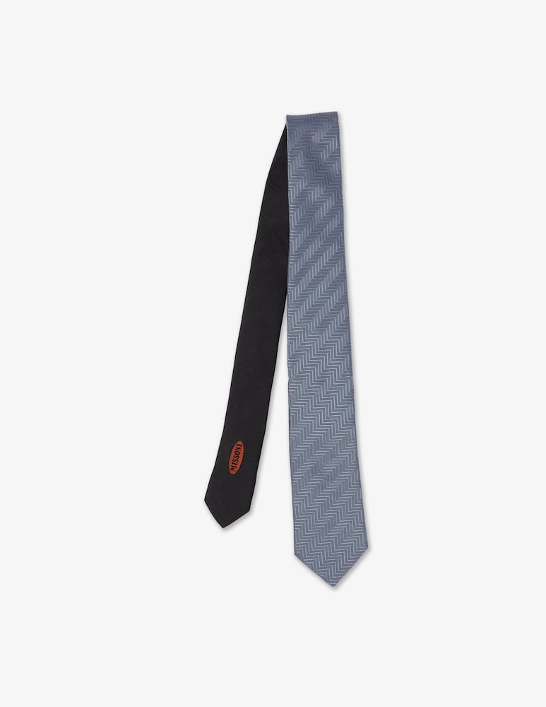 Missoni Cravatta tono su tono zig zag - immagine 1 Missoni Cravatta tono su tono zig zag - immagine 1