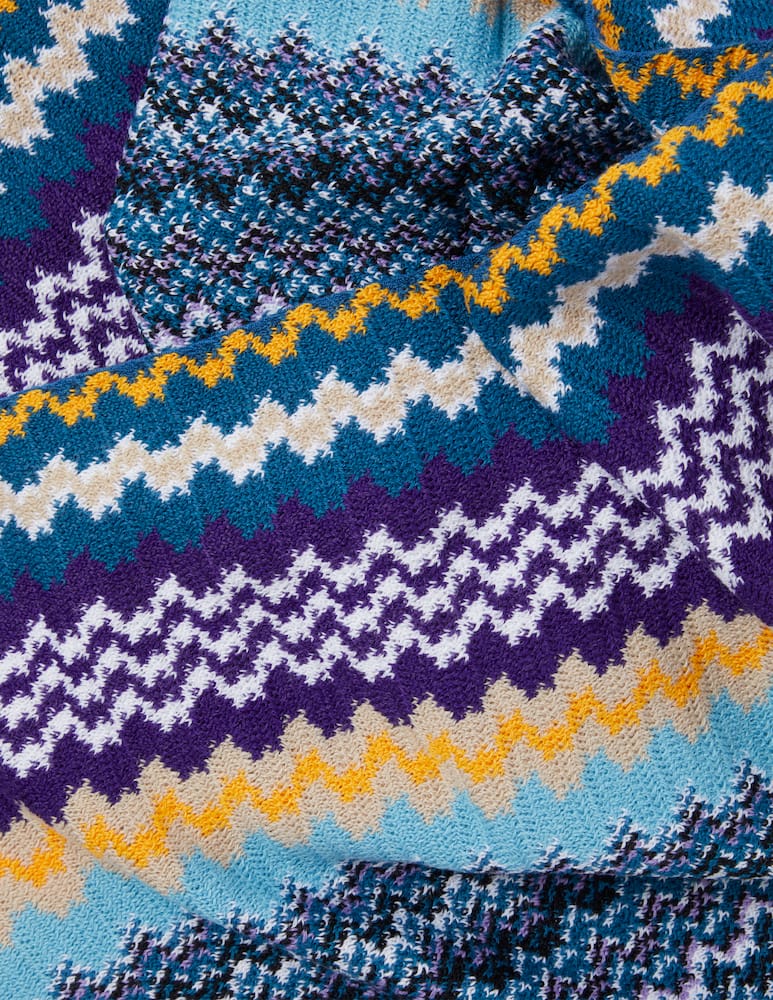 Missoni Sciarpa in maglia multi zig zag - immagine 2 Missoni Sciarpa in maglia multi zig zag - immagine 2
