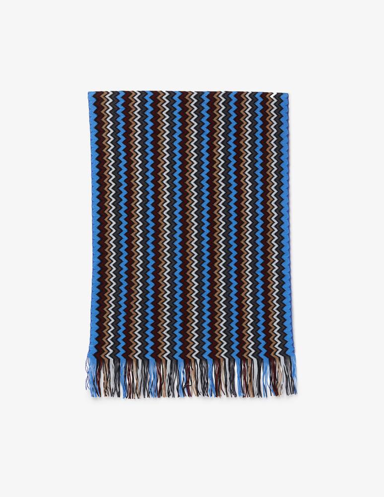 Missoni Sciarpa in maglia multi zig zag - immagine 1 Missoni Sciarpa in maglia multi zig zag - immagine 1