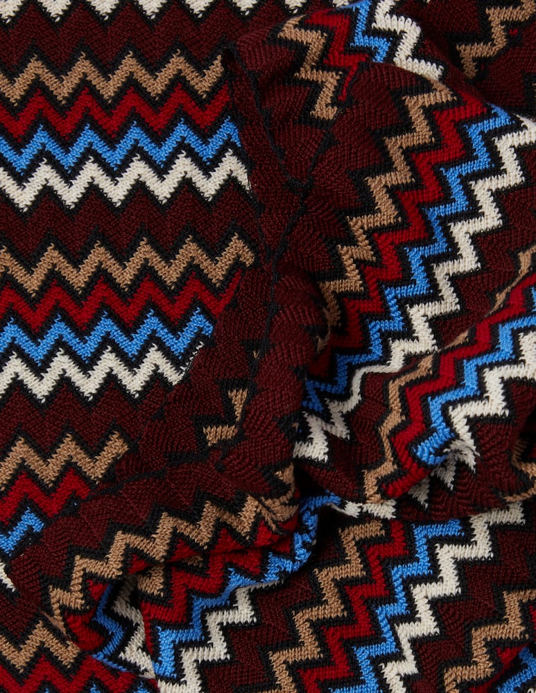 Missoni Sciarpa in maglia multi zig zag - immagine 2 Missoni Sciarpa in maglia multi zig zag - immagine 2