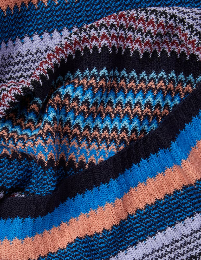 Missoni Sciarpa in maglia multi zig zag - immagine 2 Missoni Sciarpa in maglia multi zig zag - immagine 2