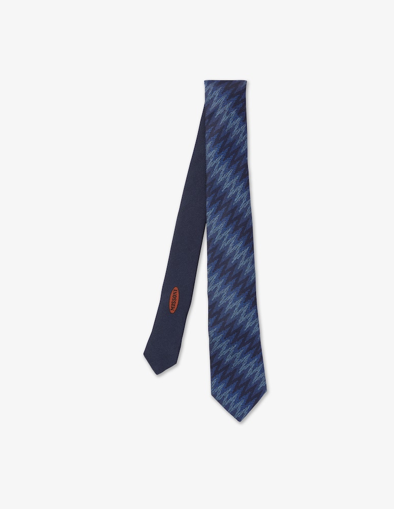 Missoni Silk regimental zig zag tie - picture 1 Missoni Silk regimental zig zag tie - picture 1