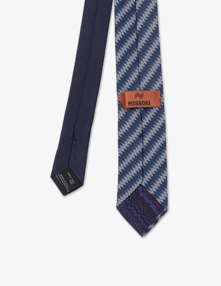 Missoni Cravatta righe zig zag - immagine 2 Missoni Cravatta righe zig zag - immagine 2
