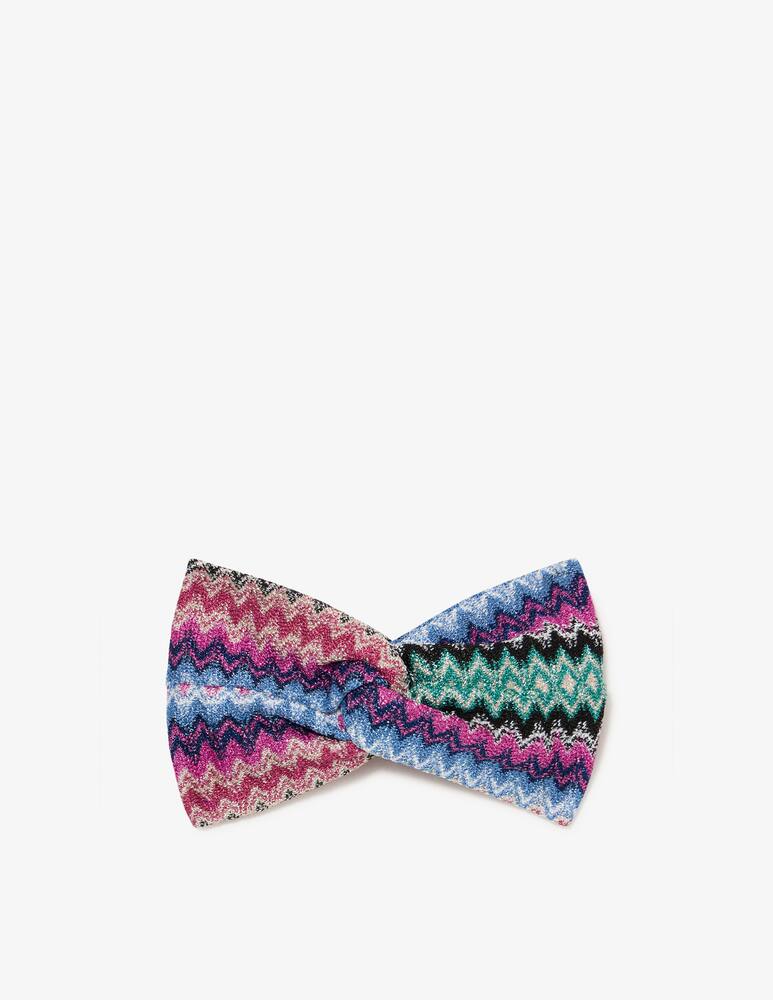 rinascente Missoni Zigzag lurex headband