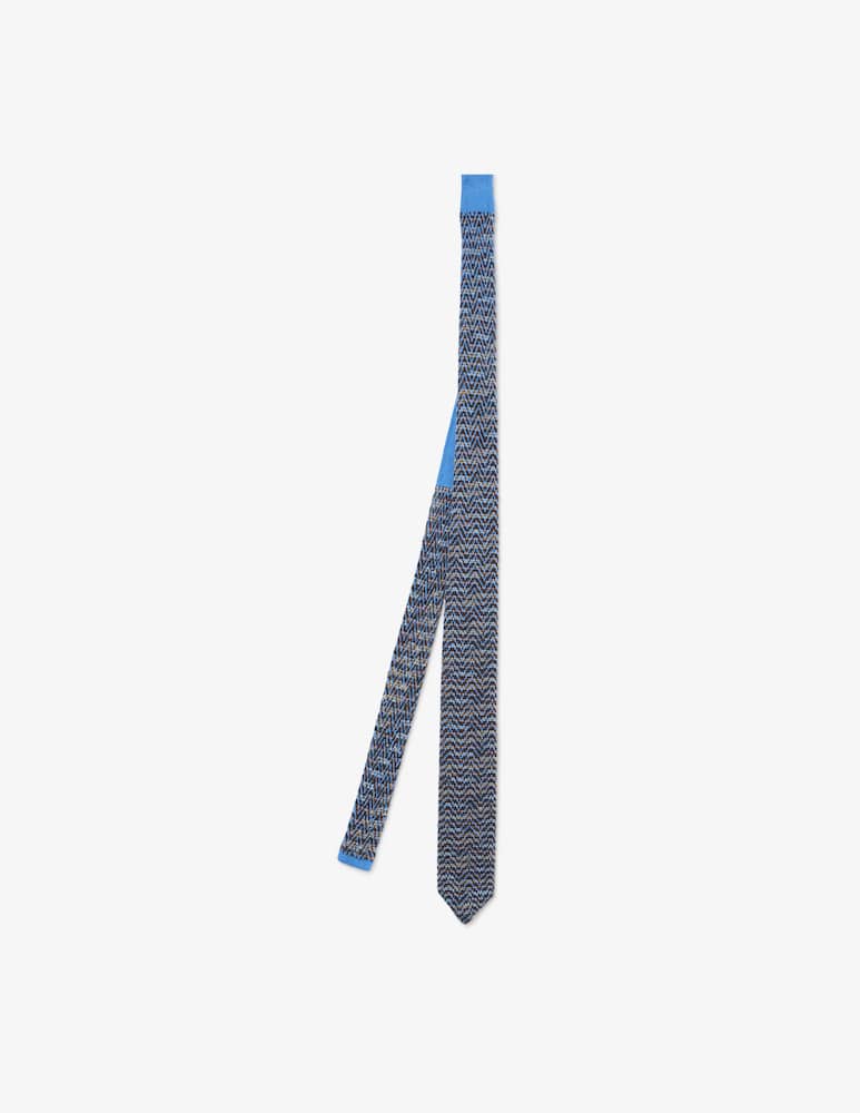 rinascente Missoni Chevron knit tie