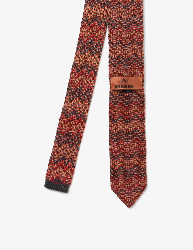 rinascente Missoni Knit patterned tie