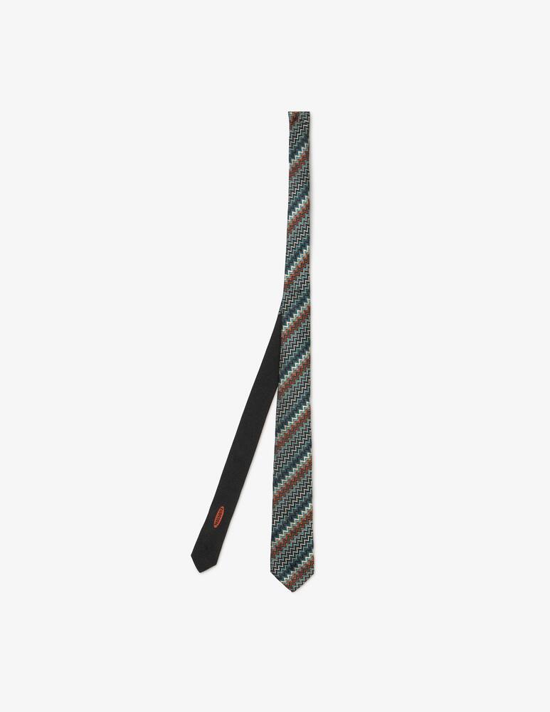 rinascente Missoni Chevron pattern tie