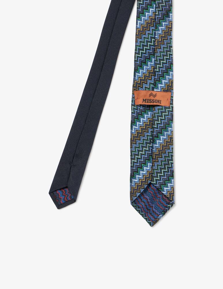 rinascente Missoni Chevron pattern tie