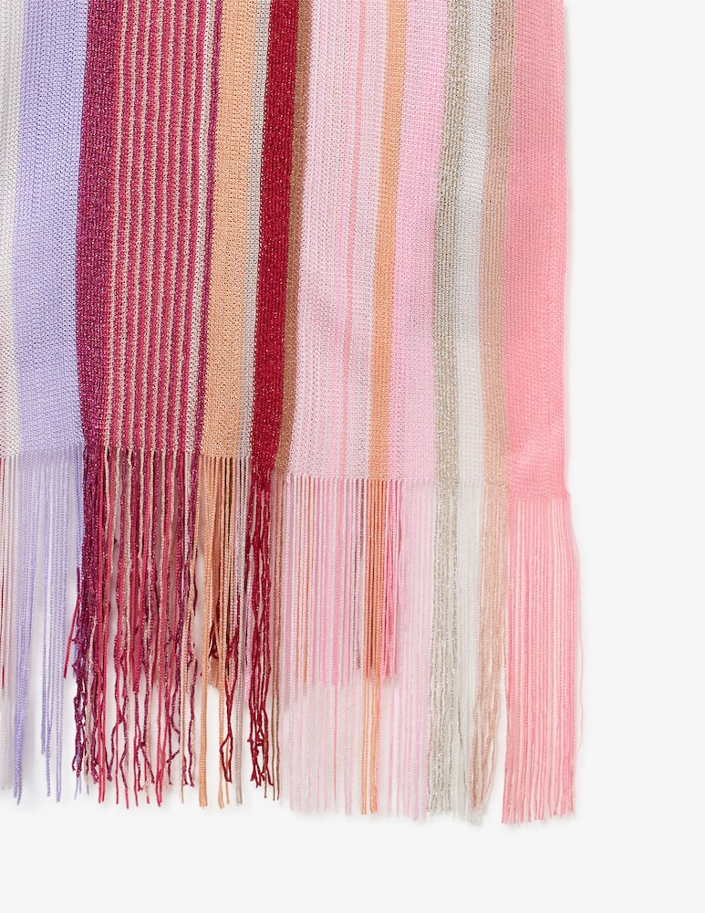 rinascente Missoni Sciarpa a righe con frange