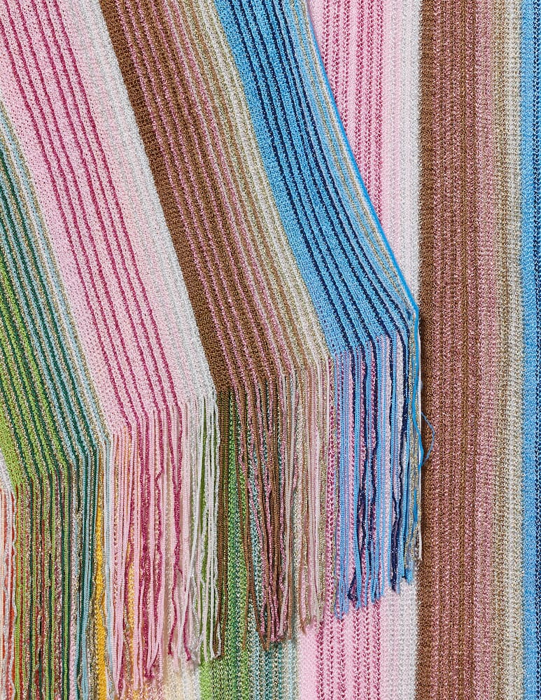 rinascente Missoni Sciarpa a righe con frange