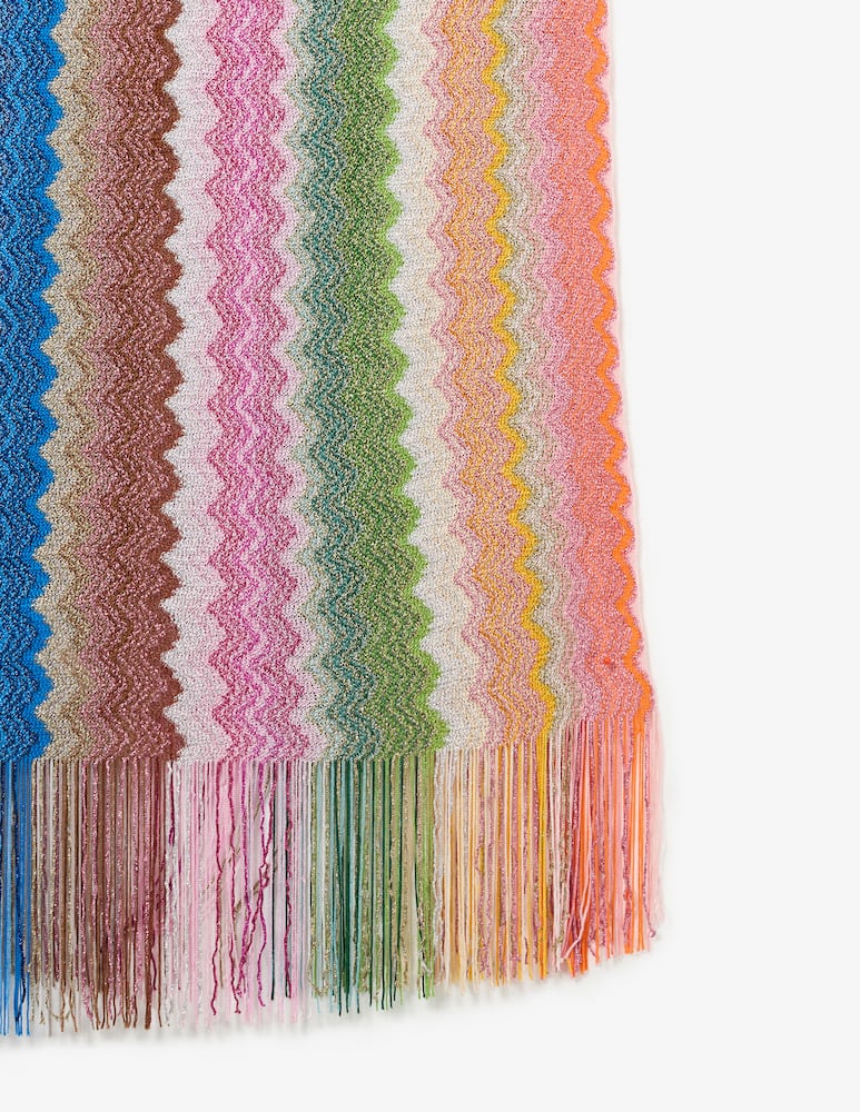 rinascente Missoni Sciarpa zigzag con frange