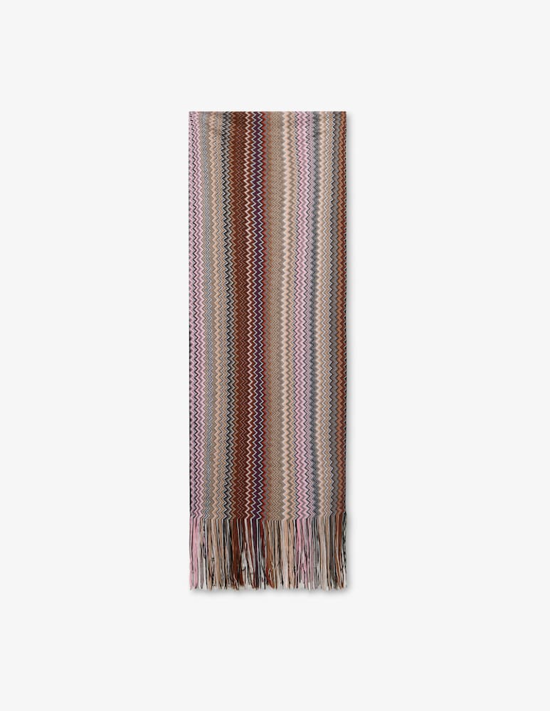 rinascente Missoni Patterned wool scarf