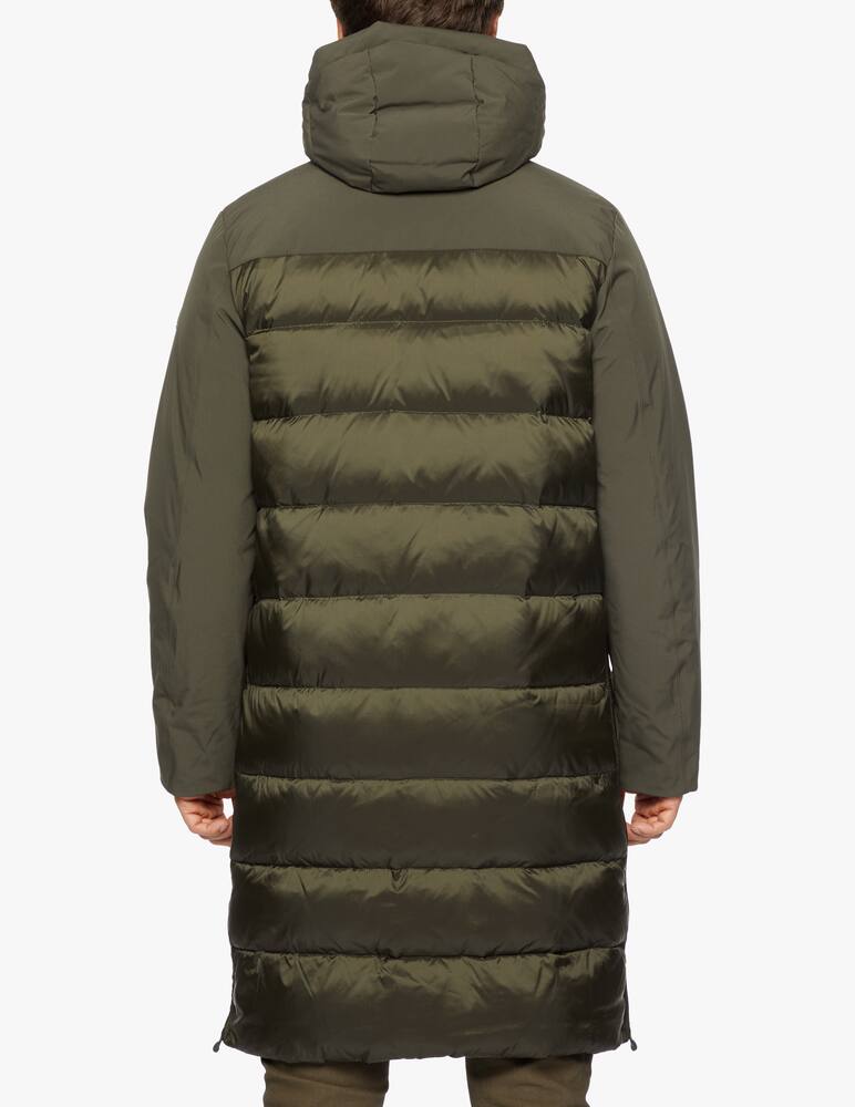 rinascente People Of Shibuya Ryo long parka with bi-material hood