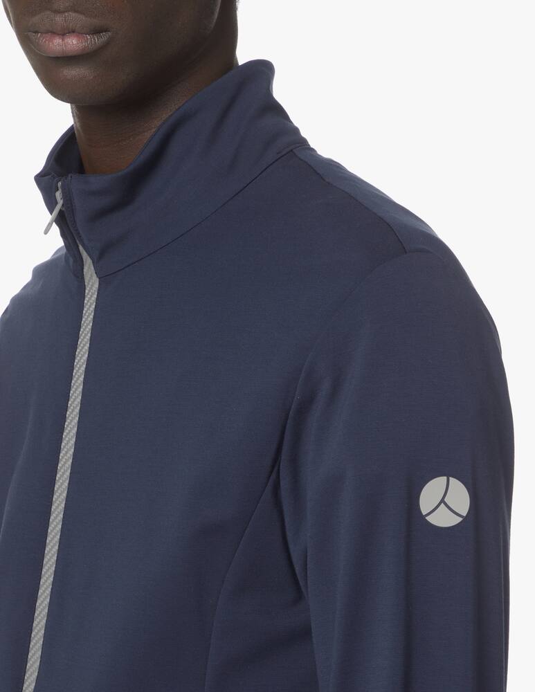 rinascente People Of Shibuya Felpa fzip tech nylon - blu