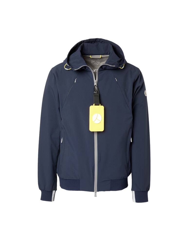 rinascente People Of Shibuya No lining tech hooded jacket - blue