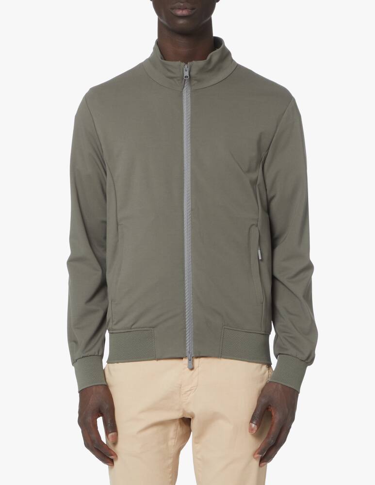 People Of Shibuya Felpa fzip tech nylon - verde - immagine 3 People Of Shibuya Felpa fzip tech nylon - verde - immagine 3
