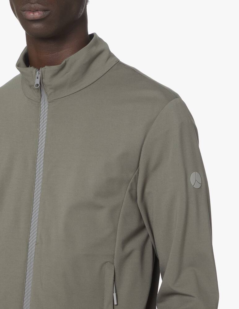 People Of Shibuya Felpa fzip tech nylon - verde - immagine 5 People Of Shibuya Felpa fzip tech nylon - verde - immagine 5