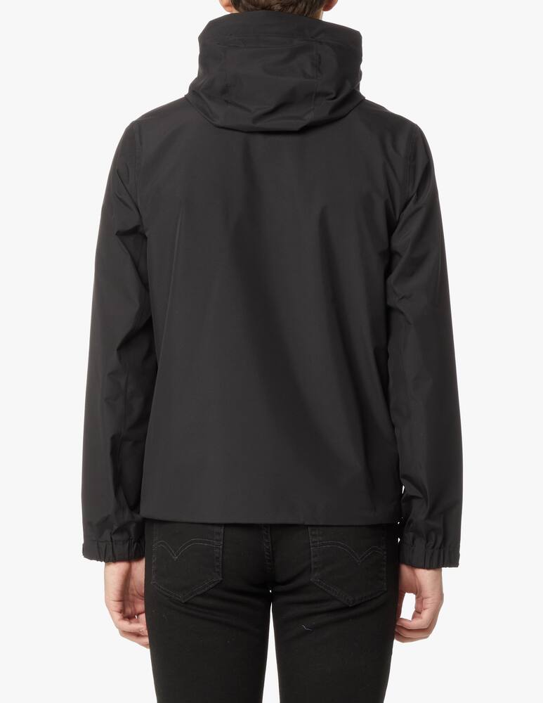 rinascente People Of Shibuya Tech gore details hooded jacket - black