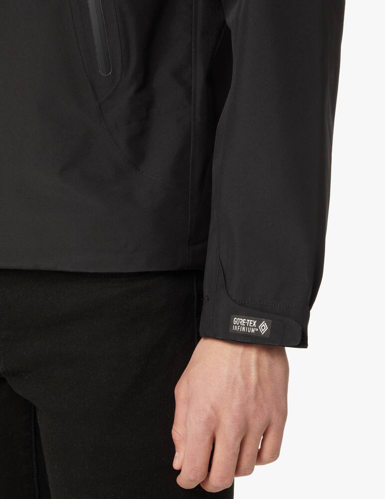 rinascente People Of Shibuya Tech gore details hooded jacket - black