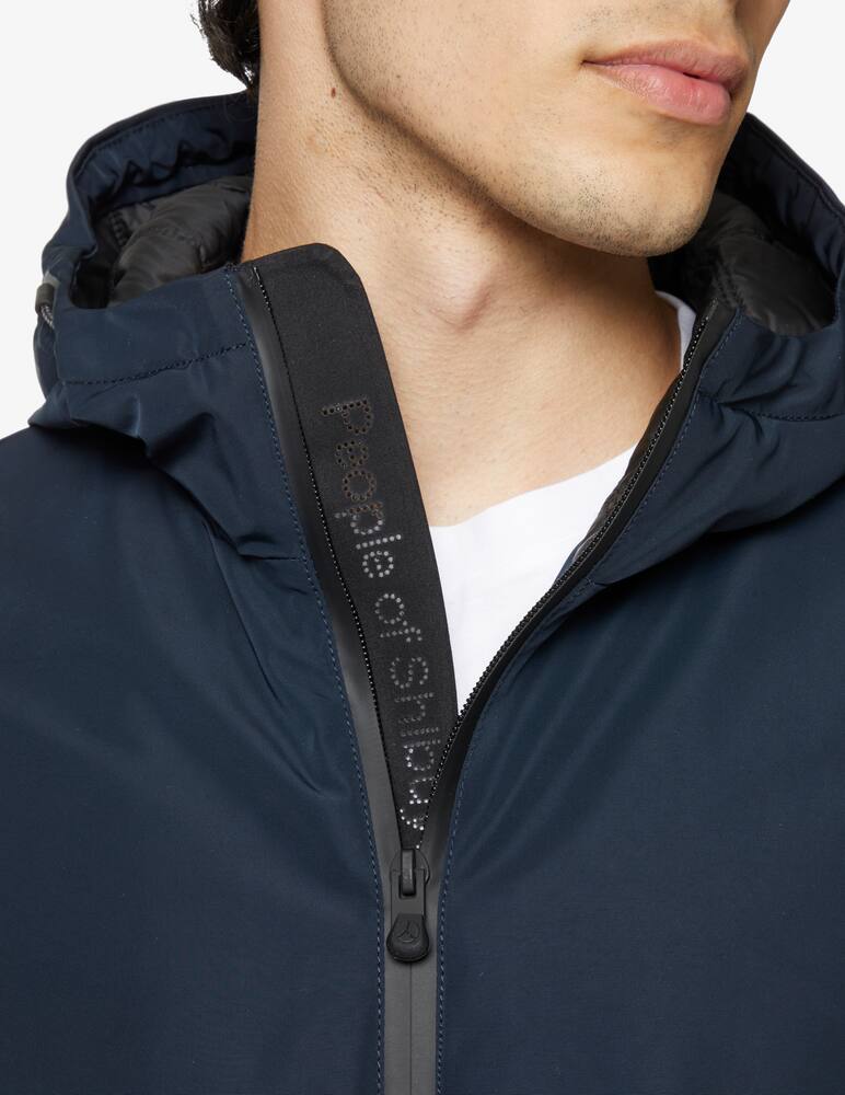 People Of Shibuya Hooded padded jacket - Blue - picture 4 People Of Shibuya Hooded padded jacket - Blue - picture 4