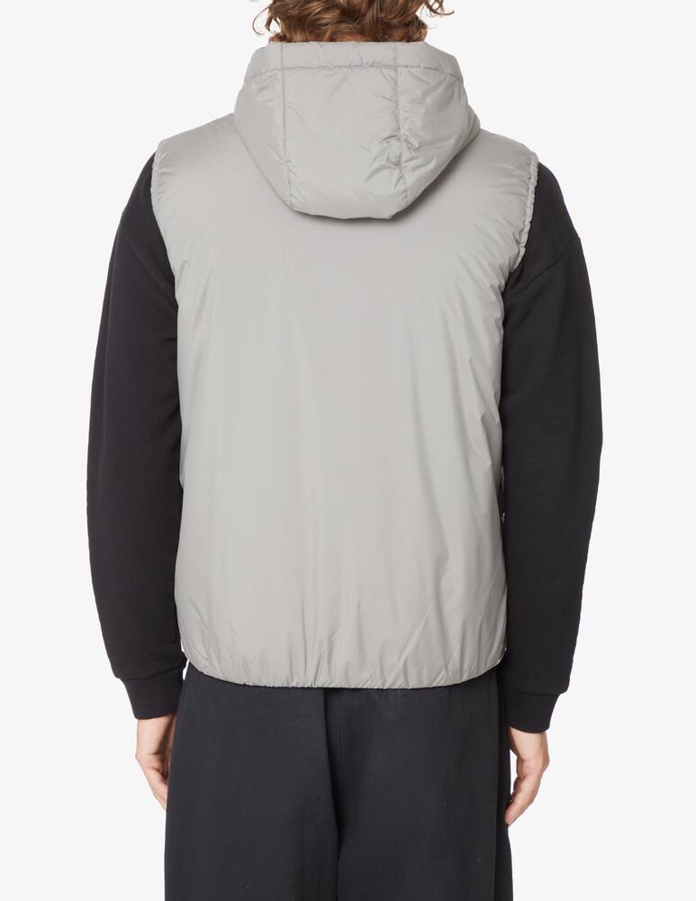 rinascente People Of Shibuya Gilet con cappuccio basic imbottito - Grigio