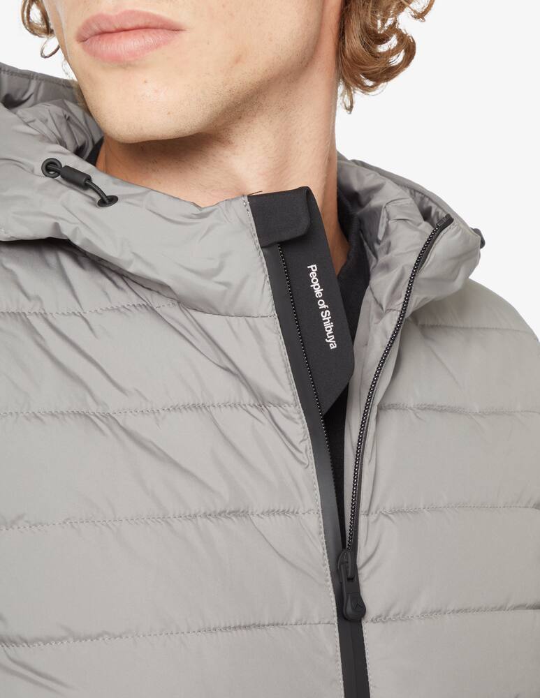 rinascente People Of Shibuya Gilet con cappuccio basic imbottito - Grigio