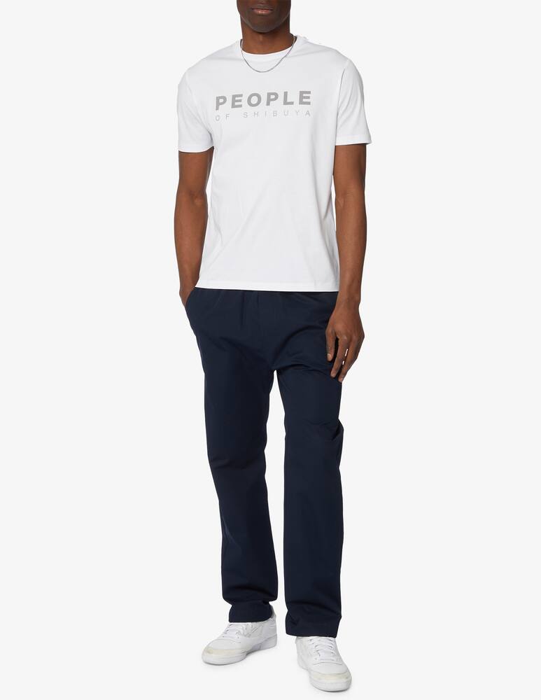 rinascente People Of Shibuya Maglietta filo di scozia con logo 