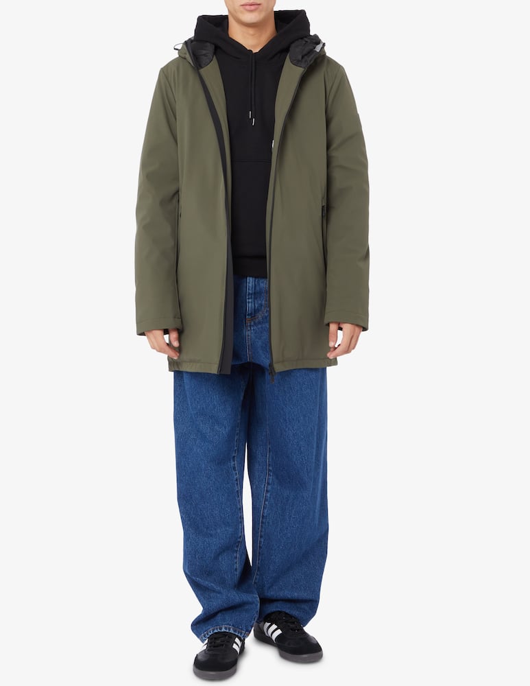 rinascente People Of Shibuya Long quilted hooded jacket