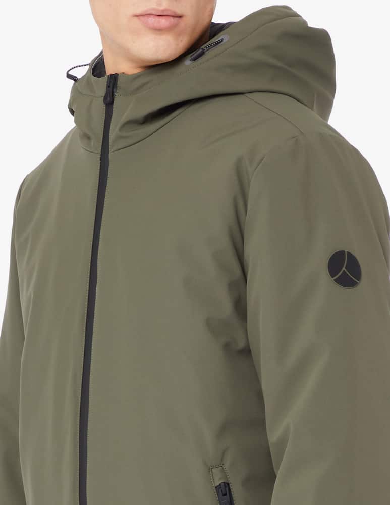 rinascente People Of Shibuya Long quilted hooded jacket